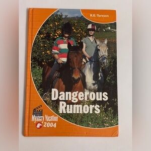 Pony 2004 Mystery Vacation Dangerous Rumors Hardcover Book